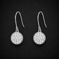 Moissanite Pavé Drop Earrings