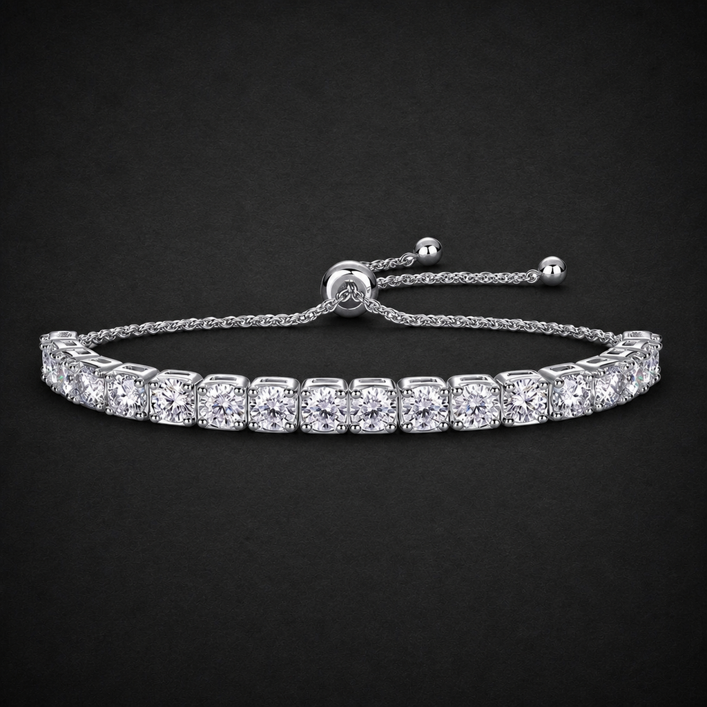 Moissanite Bolo Tennis Bracelet