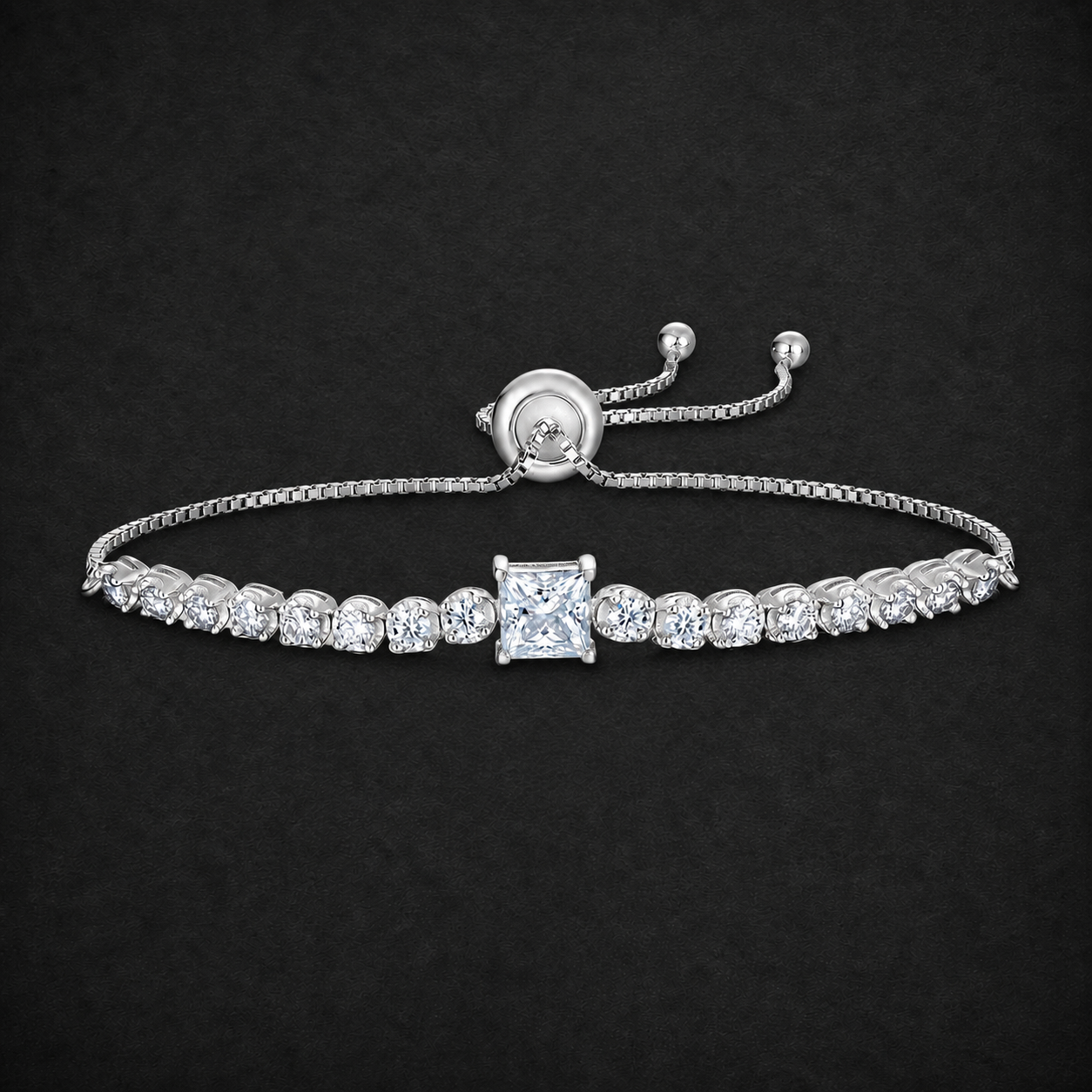 Moissanite Center Stone Bracelet