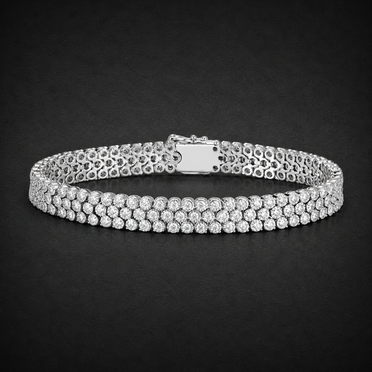 Moissanite Full Pavé Bracelet