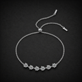 Moissanite Heart Stone Bracelet
