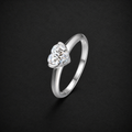 Moissanite Heart Shape Ring