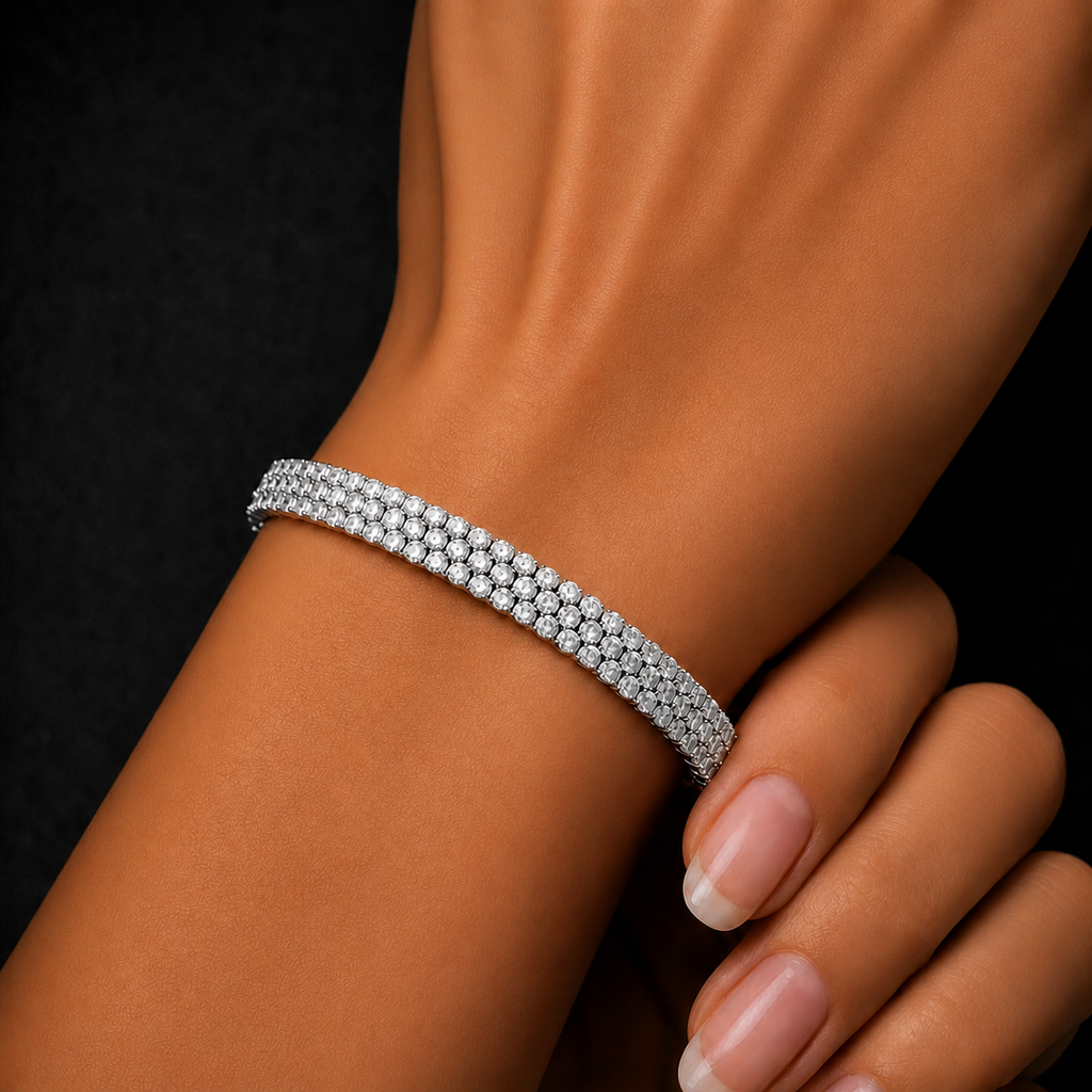 Moissanite Full Pavé Bracelet