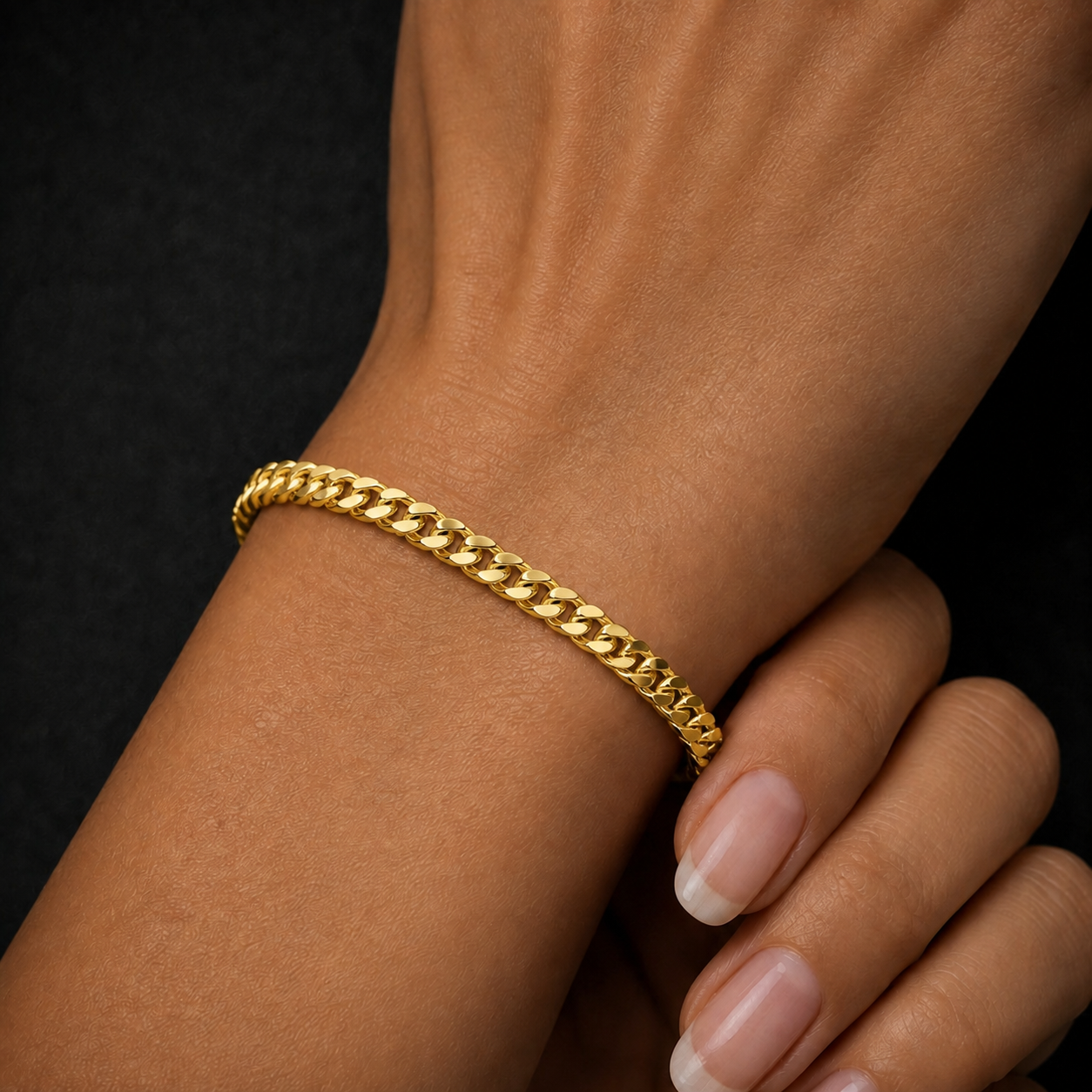Moissanite Cuban Link Bracelet