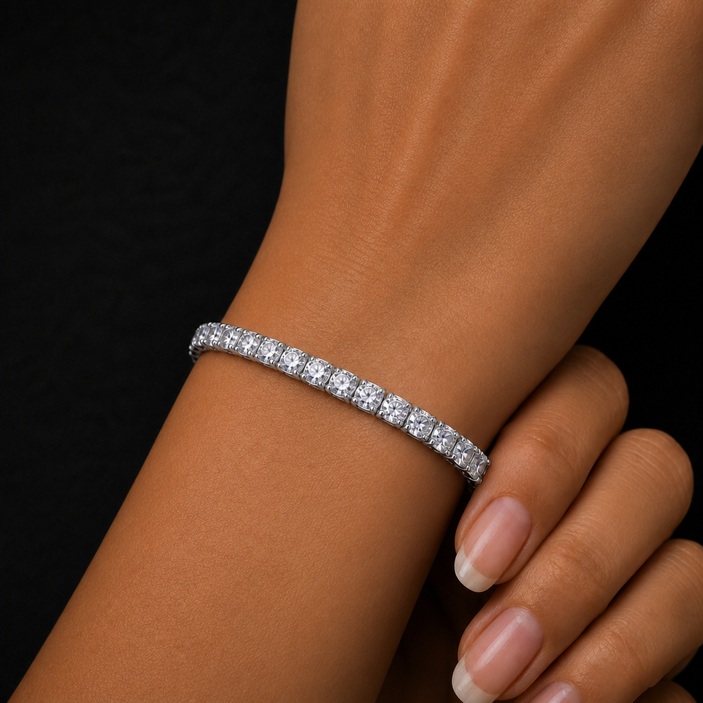 Moissanite Bolo Tennis Bracelet