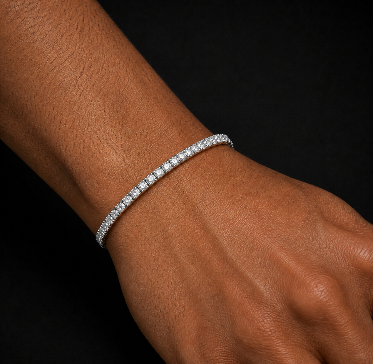 Moissanite Bolo Tennis Bracelet