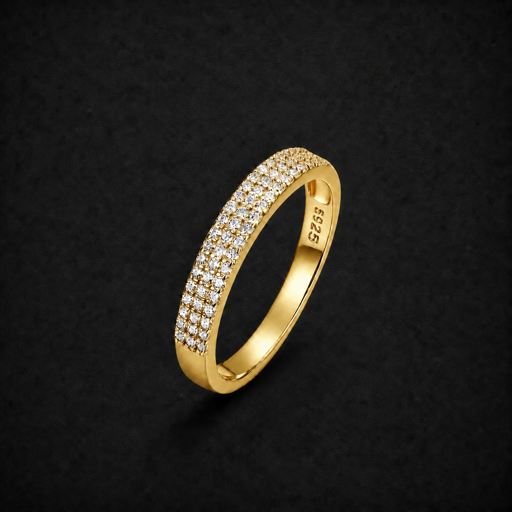 Moissanite Multi Row Ring