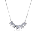 Moissanite Fan Stone Necklace