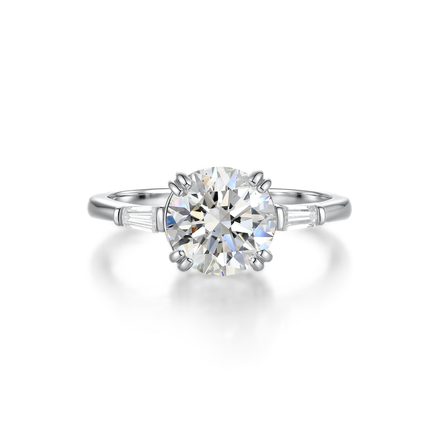 Moissanite Classic Solitaire Ring