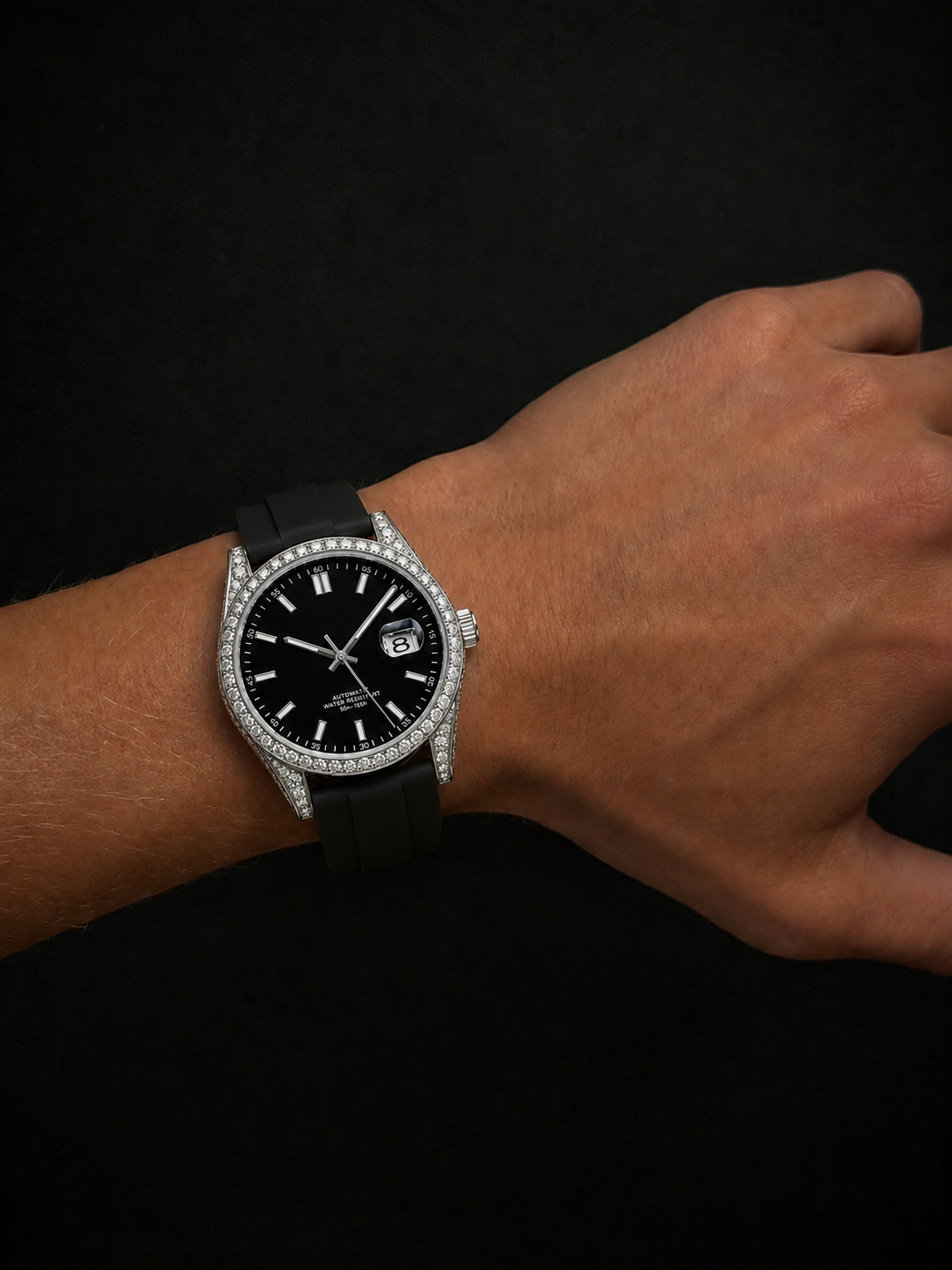 Iced-Out Automatic Watch