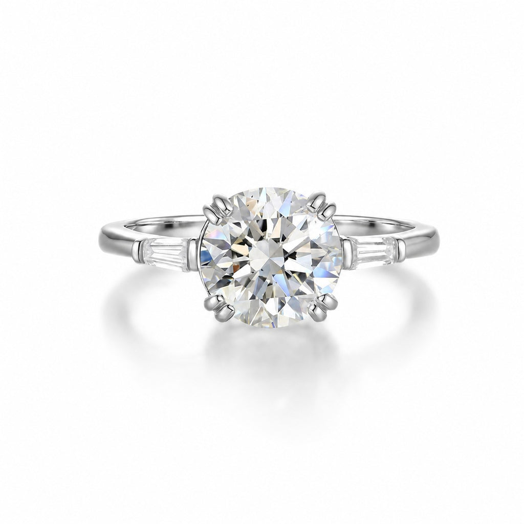 Moissanite Classic Solitaire Ring