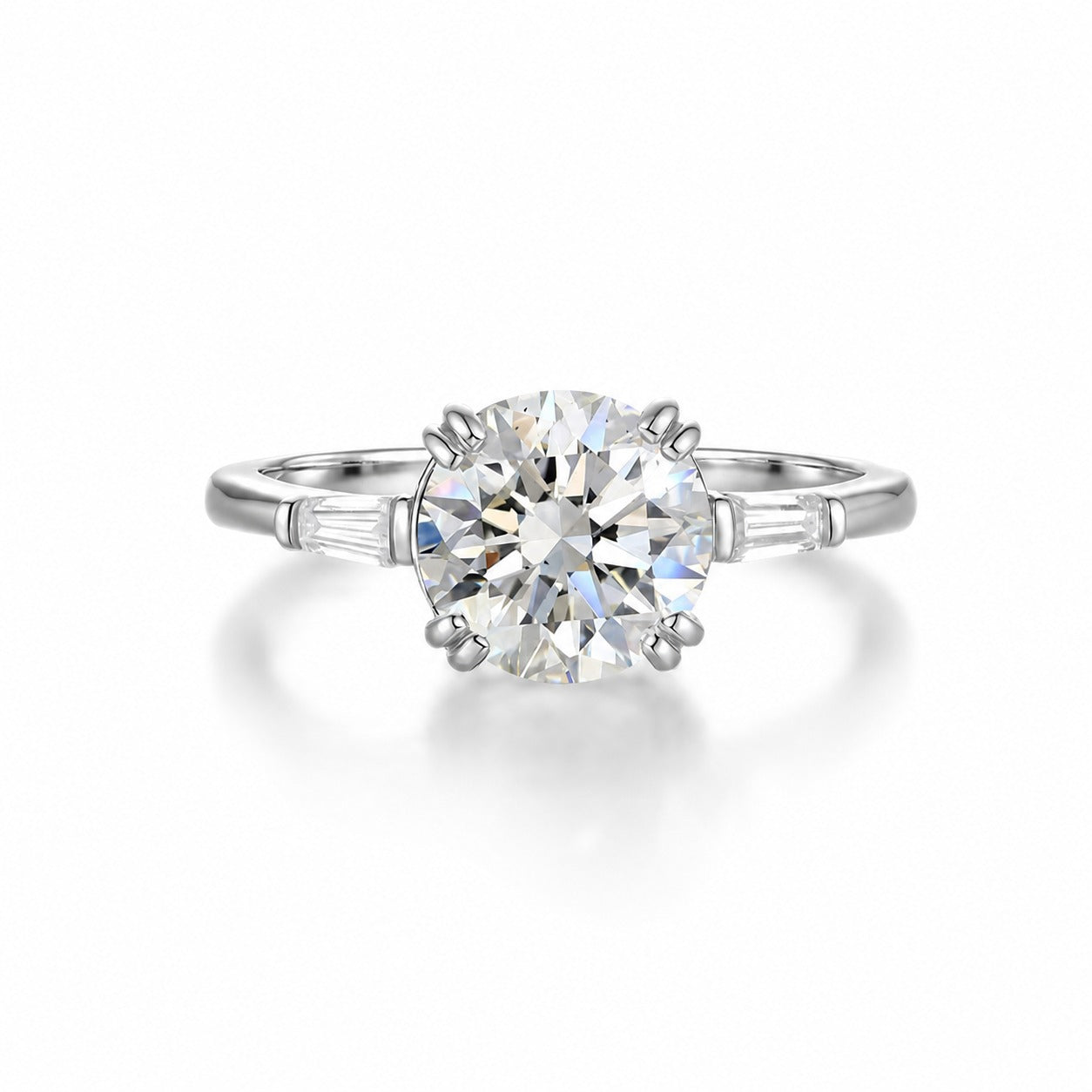 Moissanite Classic Solitaire Ring