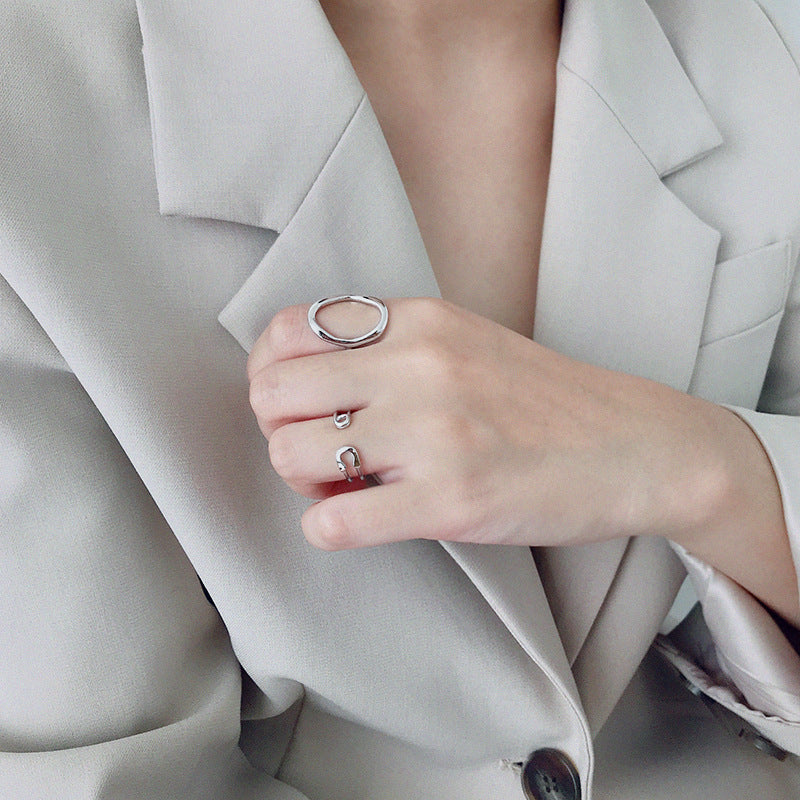 Paperclip Open Ring