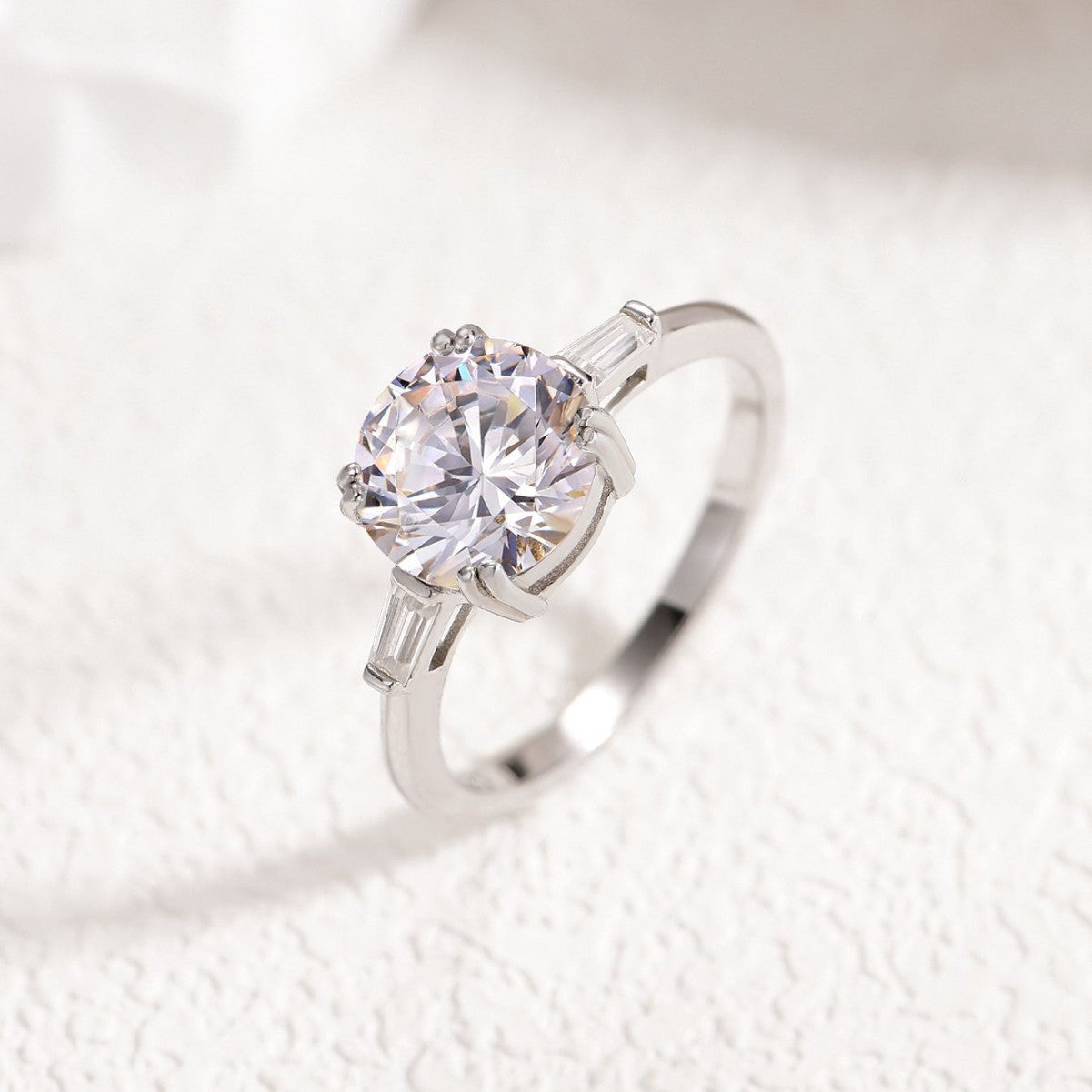 Moissanite Classic Solitaire Ring