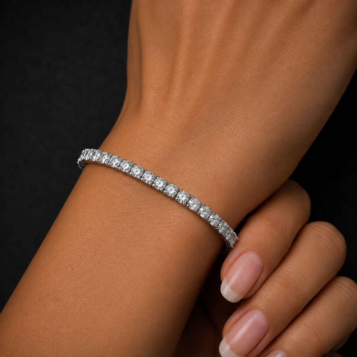 Moissanite Tennis Bracelet